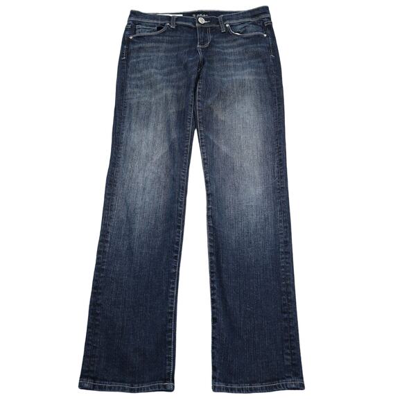 See Thru Soul Pants Womens 29 Blue Denim Flat Front Mid Rise Skinny Jeans - Picture 1 of 16